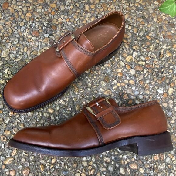 Vintage Florsheim imperial monk strap oxfords 8.5C - Picture 2 of 7